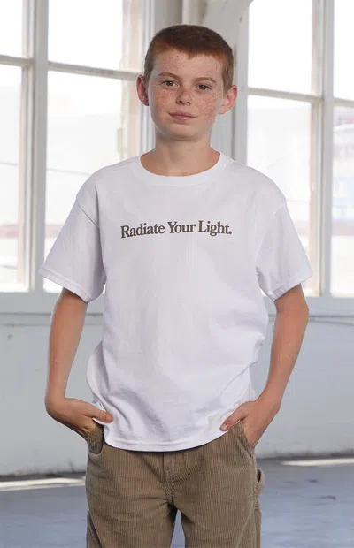 Pacsun Radiate Your Light T-shirt In White