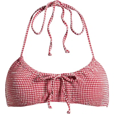 Pacsun Rebecca Gingham Bikini Top