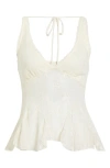 Pacsun Romee Lace Tank In White