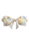 Pacsun Ruffle Bandeau Bikini Top In Multi