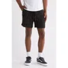 Pacsun Russel Stripe Volley Shorts In Black