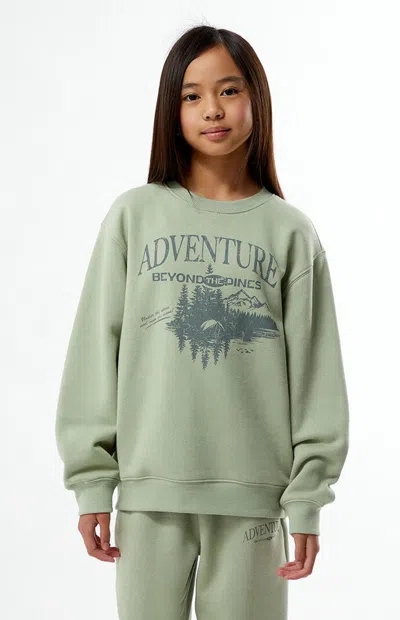 Pacsun Sage Adventure Crew Neck Sweatshirt In Multi