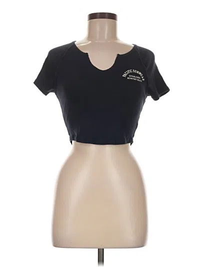 Pre-owned Pacsun Short Sleeve T-shirt In Black