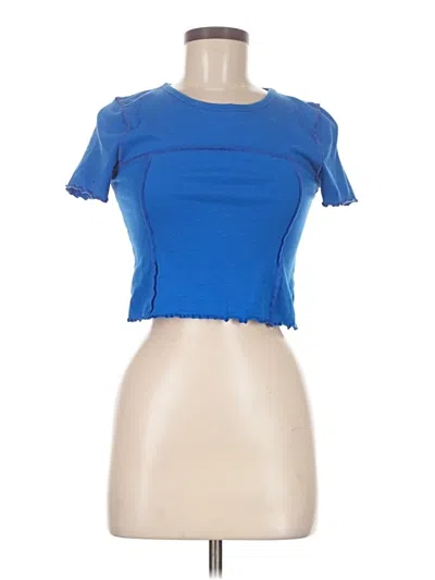 Pre-owned Pacsun Short Sleeve T-shirt In Blue
