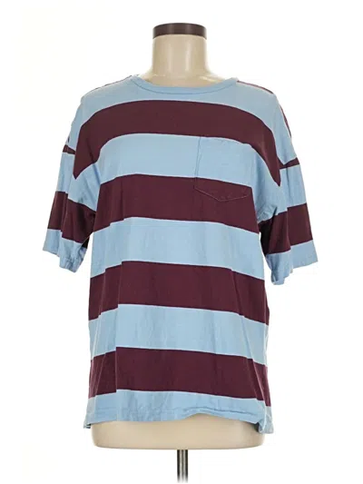 Pre-owned Pacsun Short Sleeve T-shirt In Burgundy