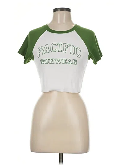 Pre-owned Pacsun Short Sleeve T-shirt In Green