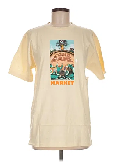 Pre-owned Pacsun Short Sleeve T-shirt In Ivory