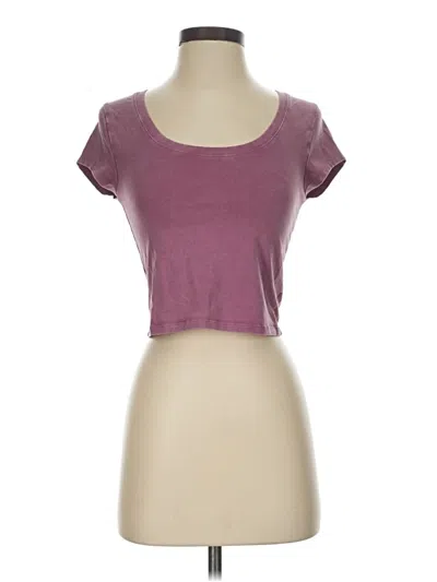 Pre-owned Pacsun Short Sleeve T-shirt In Purple