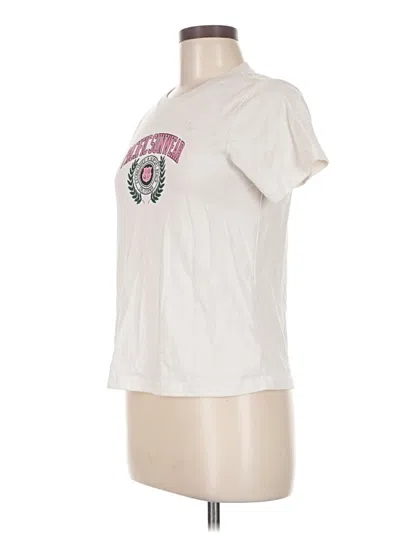 Pre-owned Pacsun Short Sleeve T-shirt In White