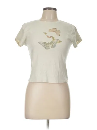 Pre-owned Pacsun Short Sleeve T-shirt In White