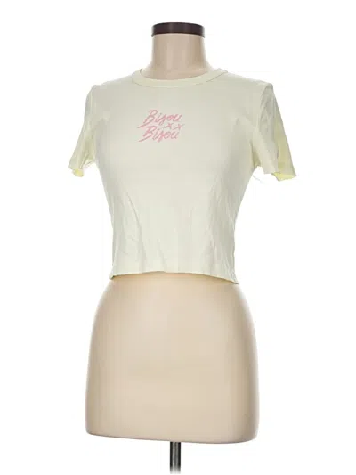 Pre-owned Pacsun Short Sleeve T-shirt In White