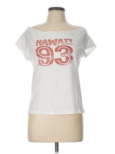Pre-owned Pacsun Short Sleeve T-shirt In White