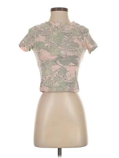 Pre-owned Pacsun Short Sleeve Turtleneck In Green