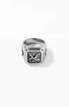 Pacsun Silver Eagle Signet Ring In Silver