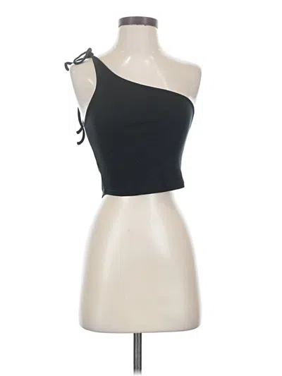 Pre-owned Pacsun Sleeveless Top Black One Shoulder Neckline Tops