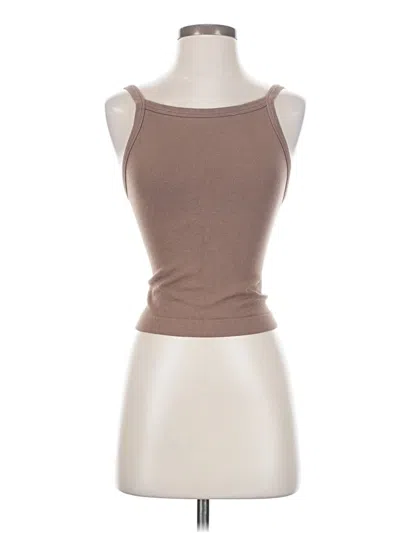 Pre-owned Pacsun Sleeveless Top Brown Strapless Neckline Tops