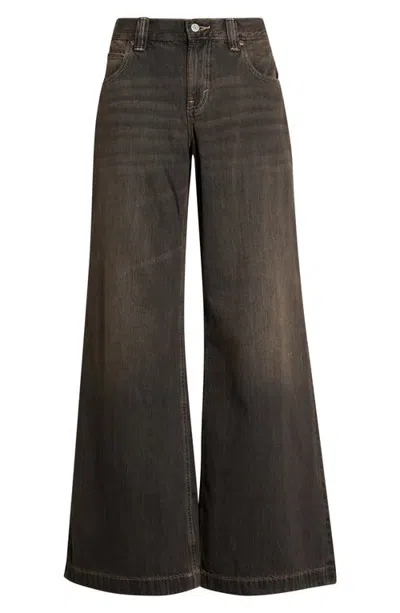 Pacsun Sloane Ultra Baggy Wide Leg Jeans In Black