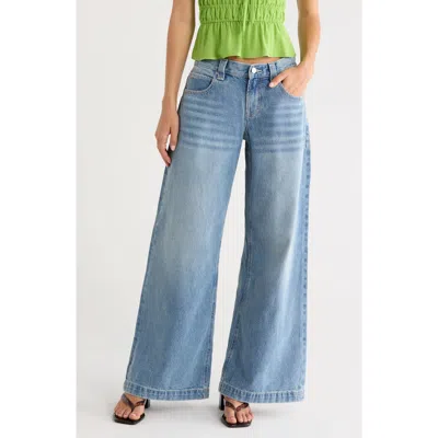 Pacsun Sloane Ultra Baggy Wide Leg Jeans In Purple