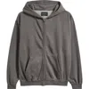 Pacsun Solid Zip Hoodie In Gray