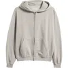 Pacsun Solid Zip Hoodie In Gray