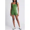 Pacsun Speedwalk Sleeveless Romper In Artichoke Green