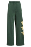 Pacsun Star Graphic Baggy Sweatpants In Green