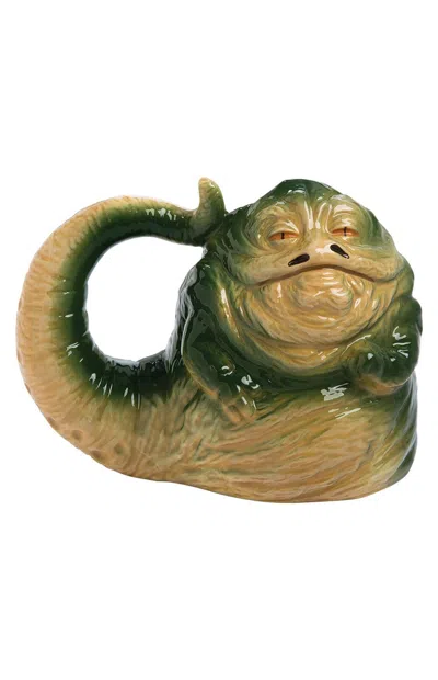 Pacsun Star Wars Jabba The Hut Ceramic Mug In Green