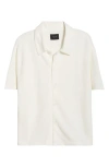 Pacsun Stone Short Sleeve Button-up Shirt In White