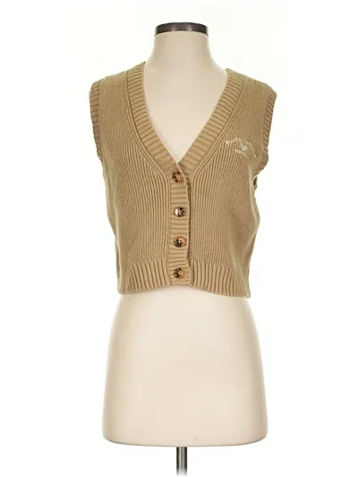Pre-owned Pacsun Sweater Vest In Tan