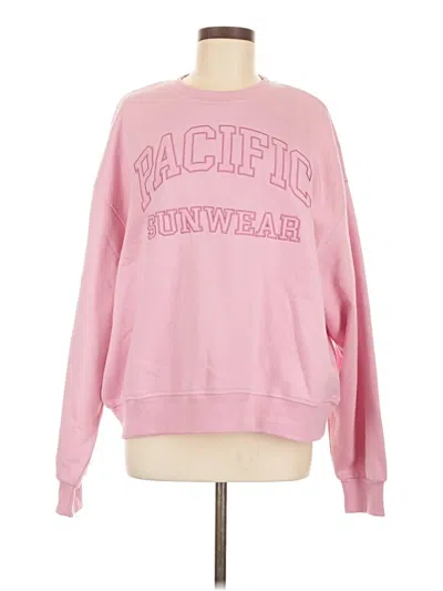 Pre-owned Pacsun Sweatshirt In Pink