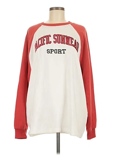 Pre-owned Pacsun Sweatshirt In Red