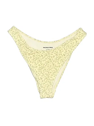 Pre-owned Pacsun Swimsuit Bottoms In Yellow