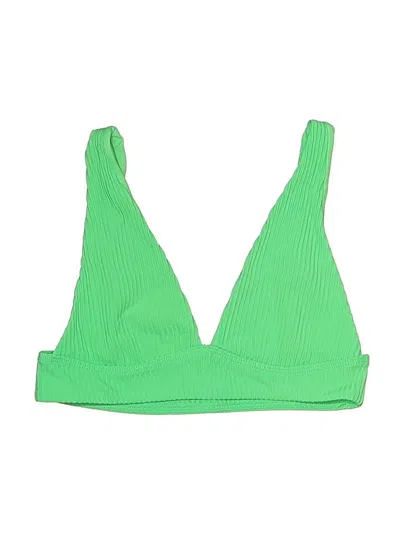 Pre-owned Pacsun Swimsuit Top Green Swimwear