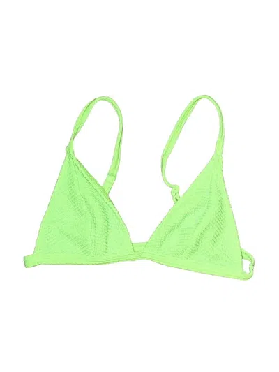 Pre-owned Pacsun Swimsuit Top Green Swimwear