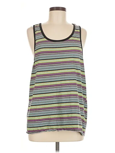 Pre-owned Pacsun Tank Top Gray Halter Neckline Tops