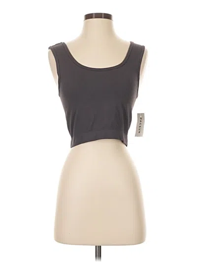 Pacsun Tank Top Gray Strapless Neckline Tops
