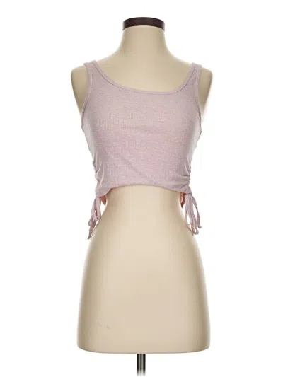 Pre-owned Pacsun Tank Top Pink Strapless Neckline Tops