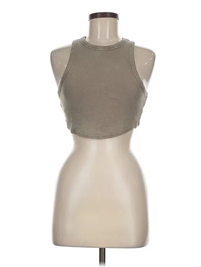 Pre-owned Pacsun Tank Top Tan Halter Neckline Tops