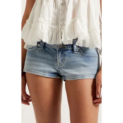 Pacsun Tatum Ultimate Micro Jean Shorts In Blue