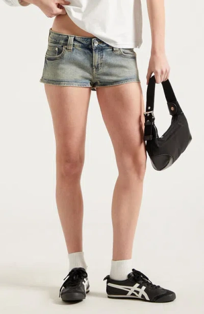 Pacsun Tatum Ultimate Micro Jean Shorts In Blue