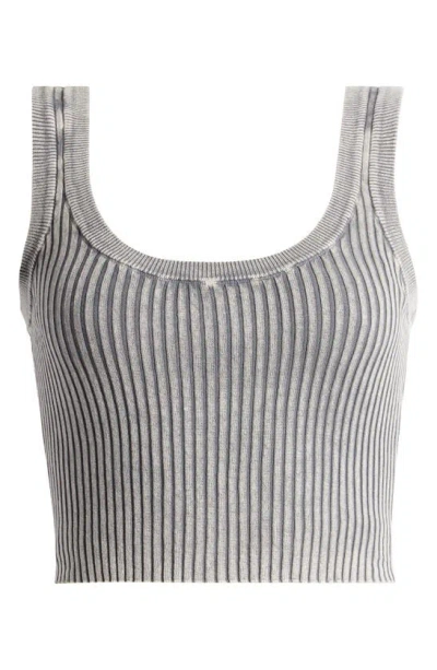 Pacsun Taylor Crop Sweater Tank In Gray