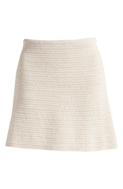 Pacsun Tina Jumper Miniskirt In White Sand