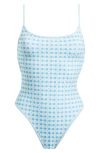 Pacsun Tomi One-piece Swimsuit In Blue