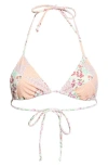 Pacsun Triangle Bikini Top In Neutral