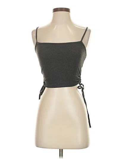 Pre-owned Pacsun Tube Top Gray Strapless Neckline Tops