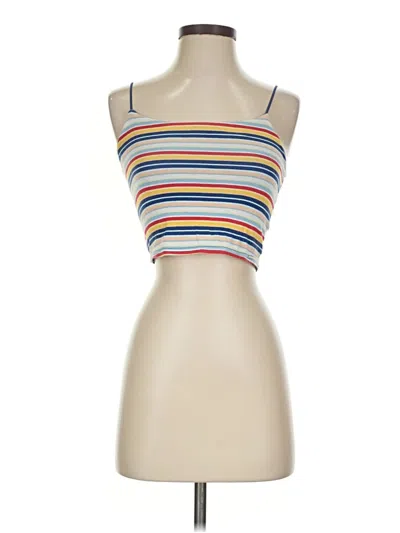 Pre-owned Pacsun Tube Top Orange Strapless Neckline Tops