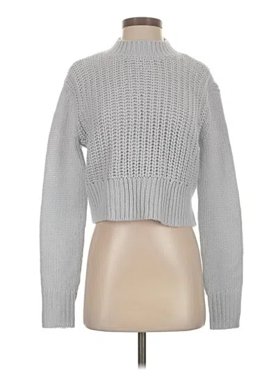 Pre-owned Pacsun Turtleneck Sweater In Silver