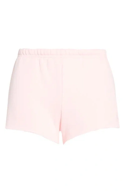 Pacsun Ultra Soft Fleece Shorts In Pink