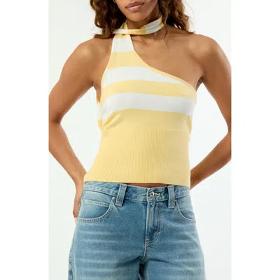 Pacsun Vanessa Scarf Knit Top In Yellow