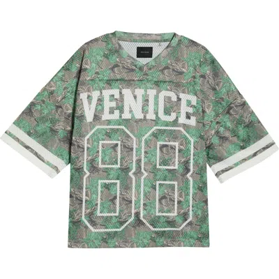 Pacsun Venice Floral Mesh Jersey In Multi